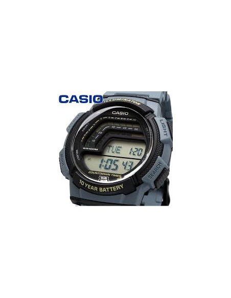 copy of Casio Sports Gear WS-1800-3AV 48.2 × 45 × 13.8 mm Cuenta Atrás 100m WR 10 años