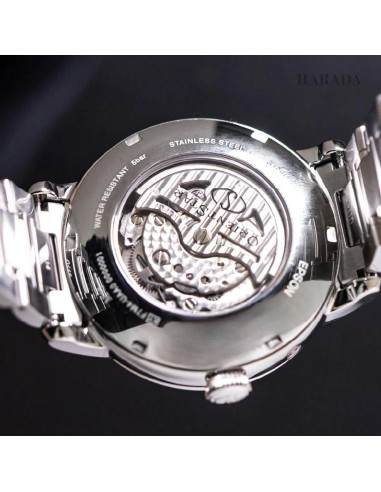 mecánico hombre Orient Star Moon Phase Seiran RK-BT0002L 41mm JDM hecho en Japón cristal de zafiro doble
