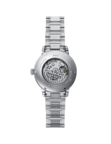 mecánico hombre Orient Star Moon Phase Seiran RK-BT0002L 41mm JDM hecho en Japón cristal de zafiro doble