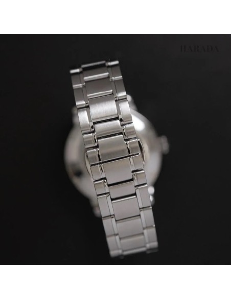 mecánico hombre Orient Star Moon Phase Seiran RK-BT0002L 41mm JDM hecho en Japón cristal de zafiro doble