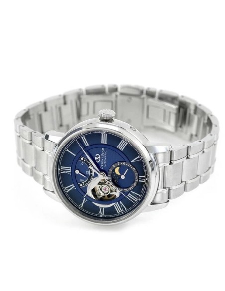 mecánico hombre Orient Star Moon Phase Seiran RK-BT0002L 41mm JDM hecho en Japón cristal de zafiro doble