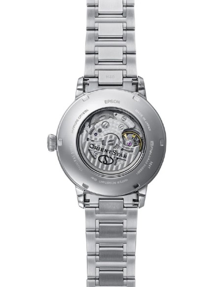 mecánico hombre Orient Star Moon Phase Seiran RK-BT0002L 41mm JDM hecho en Japón cristal de zafiro doble