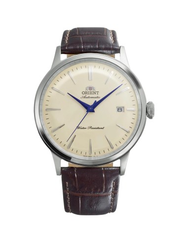 Reloj automático hombre Orient Bambino French Vanilla RN-AC0033Y JDM 40.5mm correa de cuero Calibre F6724