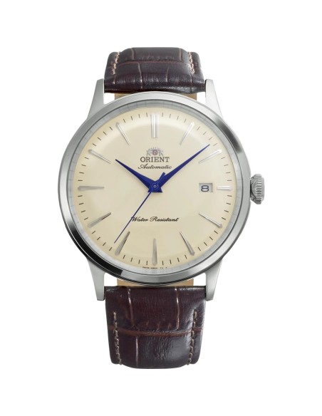 Reloj automático hombre Orient Bambino French Vanilla RN-AC0033Y JDM 40.5mm correa de cuero Calibre F6724