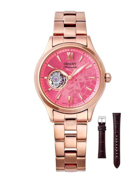 automático mujer Orient Star Semi-Skeleton Sakura Blossom  RN-AG0730J 35.9mm JDM Limited Edition