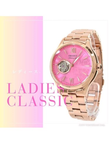 automático mujer Orient Star Semi-Skeleton Sakura Blossom  RN-AG0730J 35.9mm JDM Limited Edition