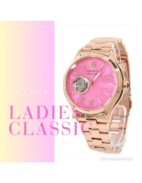 automático mujer Orient Star Semi-Skeleton Sakura Blossom  RN-AG0730J 35.9mm JDM Limited Edition