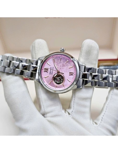 automático mujer Orient Star Open Heart Sakura Dreams RN-AG0731J 35.9mm JDM hecho en Japón
