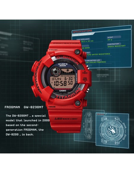solar radiocontrol titanio Casio G-Shock Frogman GW-8230NT-4JR JDM Limited Edition 30th