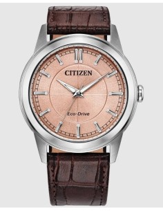 solar hombre Citizen Roland Ecodrive AW2110-14Z 41mm  50 WR correa de cuero