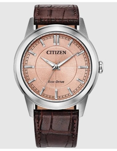 solar hombre Citizen Roland Ecodrive AW2110-14Z 41mm  50 WR correa de cuero