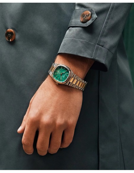Bulova Super Seville Green Jade - Two-Tone - Green | 98A336 35mm HPQ Precisionist 262 kHz cristal de zafiro