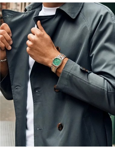 Bulova Super Seville Green Jade - Two-Tone - Green | 98A336 35mm HPQ Precisionist 262 kHz cristal de zafiro