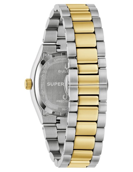 Bulova Super Seville Green Jade - Two-Tone - Green | 98A336 35mm HPQ Precisionist 262 kHz cristal de zafiro