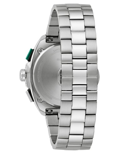 reloj cronógrafo cuarzo Bulova Racer Chronograph 98B468 42mm 100m WR correa de acero