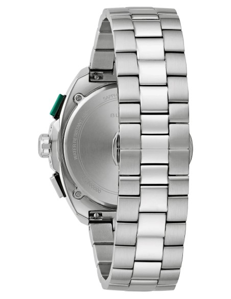 reloj cronógrafo cuarzo Bulova Racer Chronograph 98B468 42mm 100m WR correa de acero