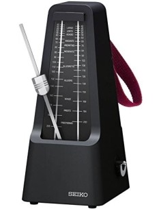 Metrónomo Mecánico de Péndulo Seiko SPM400B – Profesional, Alta Resistencia con Asa