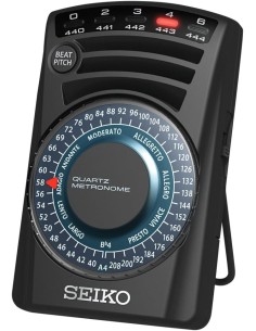 Metrónomo Seiko SQ60B JDM 39 posiciones - Sonido Acústico Mejorado Indicador Visual 2