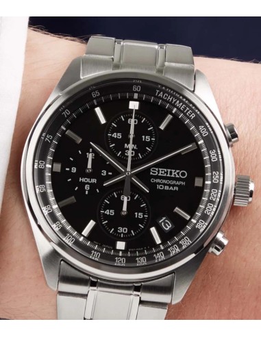 Reloj cronógrafo hombre Seiko Discover More SSB379P1 41.5mm 100m WR correa de acero