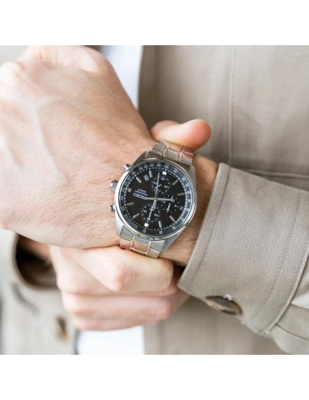 Reloj cronógrafo hombre Seiko Discover More SSB379P1 41.5mm 100m WR correa de acero