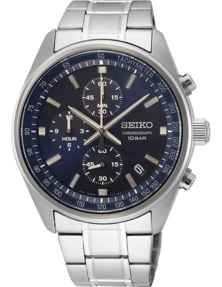 Reloj cronógrafo hombre Seiko Discover More SSB379P1 41.5mm 100m WR correa de acero