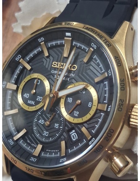 cronógrafo hombre Seiko Discover More SSB446P1 43mm 100m WR cristal de zafiro