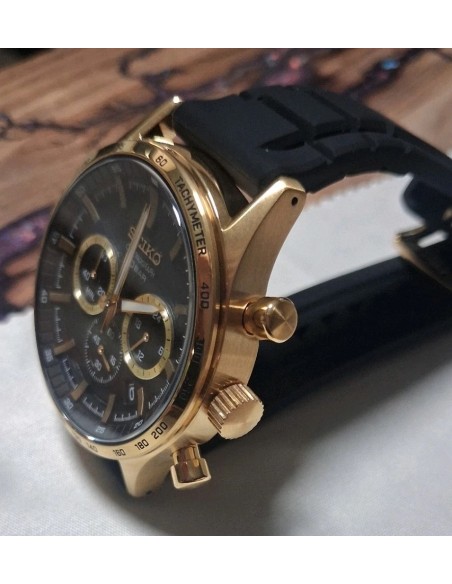 cronógrafo hombre Seiko Discover More SSB446P1 43mm 100m WR cristal de zafiro
