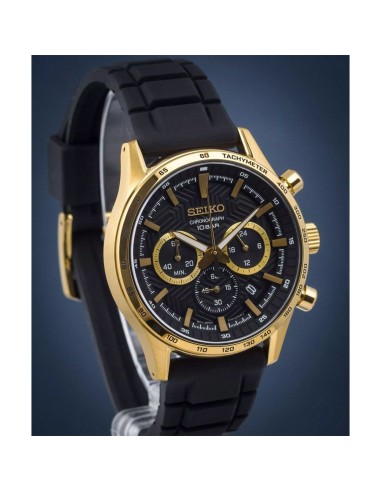 cronógrafo hombre Seiko Discover More SSB446P1 43mm 100m WR cristal de zafiro