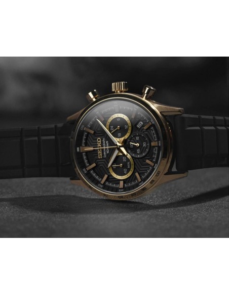 cronógrafo hombre Seiko Discover More SSB446P1 43mm 100m WR cristal de zafiro