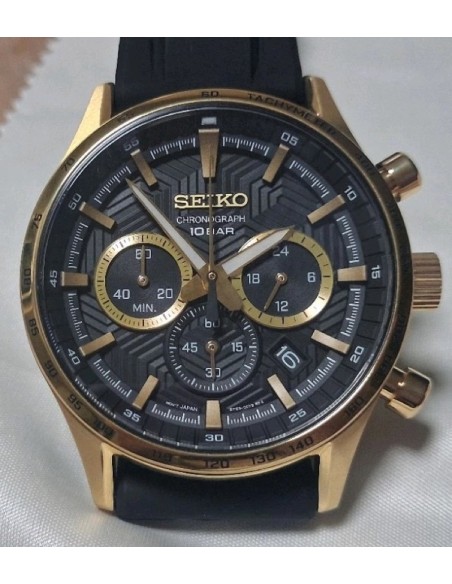 cronógrafo hombre Seiko Discover More SSB446P1 43mm 100m WR cristal de zafiro
