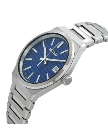 Seiko Discover SUR555P1 38.9mm cristal de zafiro 100m WR correa de acero