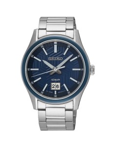 cuarzo hombre Seiko Discover SUR559P1 39,5 mm cristal de zafiro 100m 2