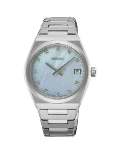 mujer cuarzo Seiko Classic Diamonds SUR603P1 34mm cristal de zafiro 100m