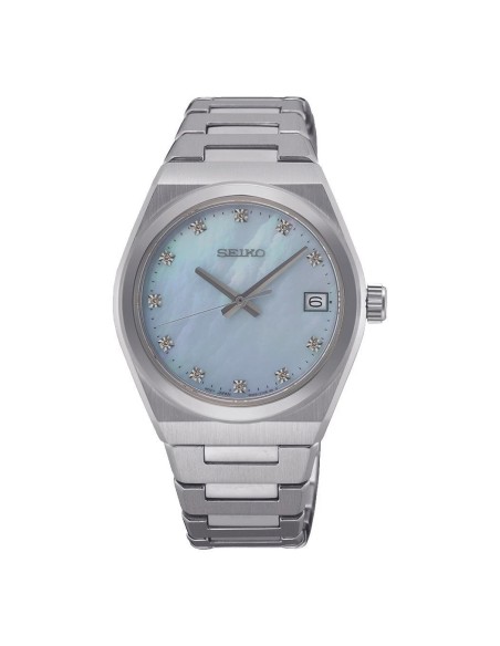 mujer cuarzo Seiko Classic Diamonds SUR603P1 34mm cristal de zafiro 100m