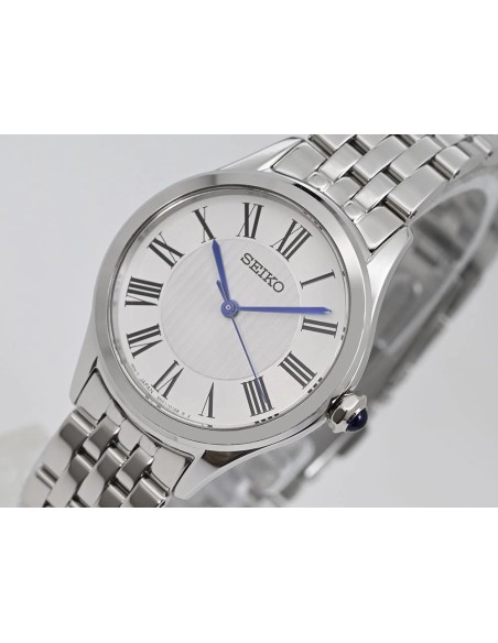 reloj mujer cuarzo Seiko Classic SUR609P1 29.6mm cristal de zafiro 50m WR correa de acero