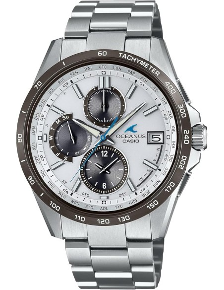 reloj solar titanio Bluetooth OCW-T2600J-7AJF JDM 42,8MM 100M WR Cristal de zafiro Hecho en Japón JDM