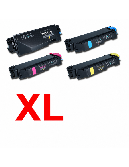 4 Toner Compatibles Kyocera TK5150 XL Ecosys M6035, M6535