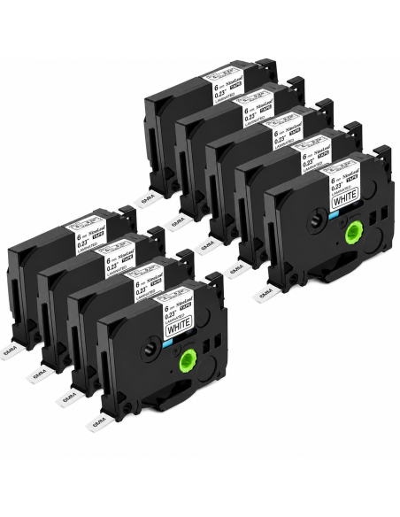 copy of 3 Cintas Rotuladoras BROTHER TZE-211 Negro / BLANCO TZ-211 Compatible