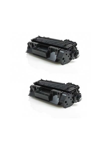 2 x HP CE505X / HP 05X  toner HP Laserjet  P2050 P2053  P2055 P2057
