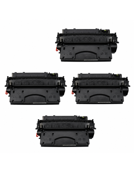 4 x HP CE505X / HP 05X  toner HP Laserjet  P2050 P2053  P2055 P2057