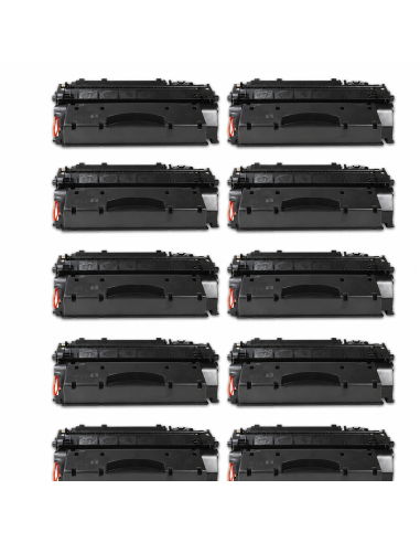 10x HP CE505X / HP 05X  toner HP Laserjet  P2050 P2053  P2055 P2057