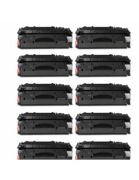 10x HP CE505X / HP 05X  toner HP Laserjet  P2050 P2053  P2055 P2057