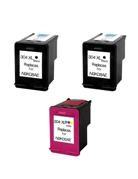 Tintas HP 304XL DeskJet 3720 3730 3732  compatibles