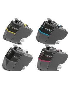 pack 4 tintas Compatible Brother LC421XL Cartuchos de Tinta - LC421 XL  para Brother DCP-J1050DW / DCP-J1140DW / MFC-J1010DW
