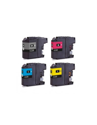 4 tintas compatibles Brother LC22E Brother MFCJ5920DW