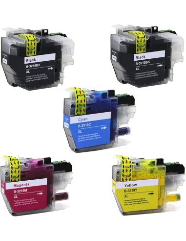 Tinta para Brother LC3219/LC3217 NEGRA MFC J5330DW J5335DW J5730DW J5930DW J6530DW