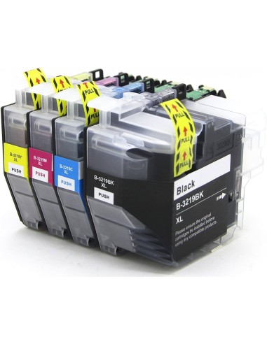 4 Tintas para Brother LC3219/LC3217 MFC J5330DW J5335DW J5730DW J5930DW J6530DW