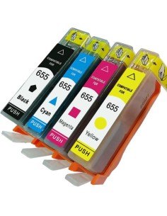 hp 655 PACK  tintas compatibles