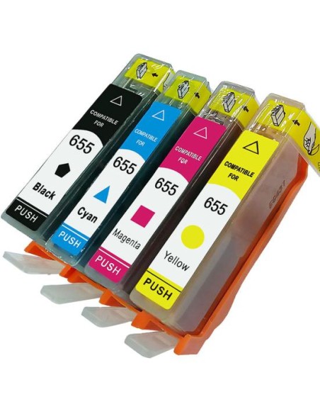 HP 655 PACK 4   HP Deskjet Ink Advantage 3525 4615 4625 5525 6520 6525