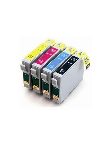 pack 4 Tintas compatible para Epson WorkForce Pro WF-6090 WF-6590 series